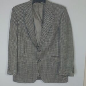 Elegant Houndstooth Men's Blazer